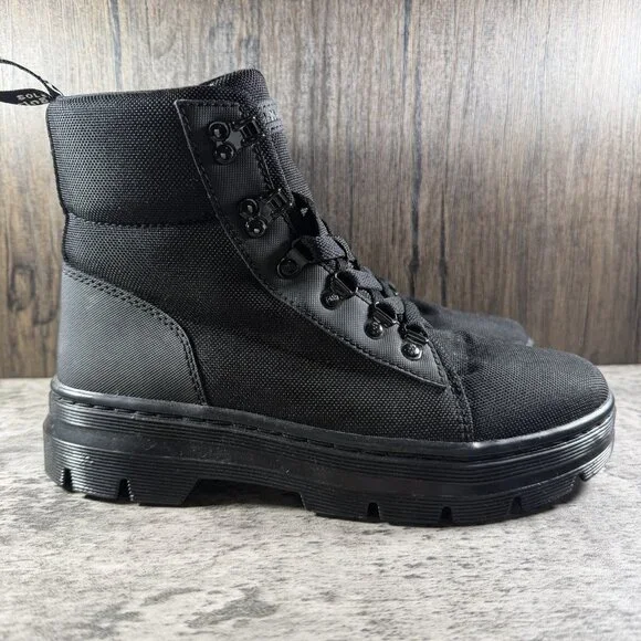 DR. MARTENS Combs Boot Black Women US 8 / UK 6 - Picture 3 of 9